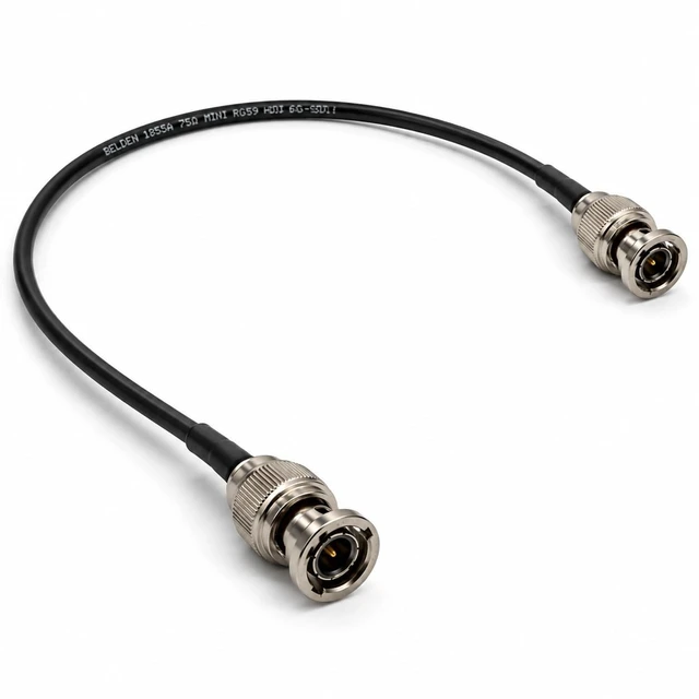Alt view image 2 of 5 - AV-Cables 6G HD-SDI BNC to BNC Cable, 1855A, 100ft, Black
