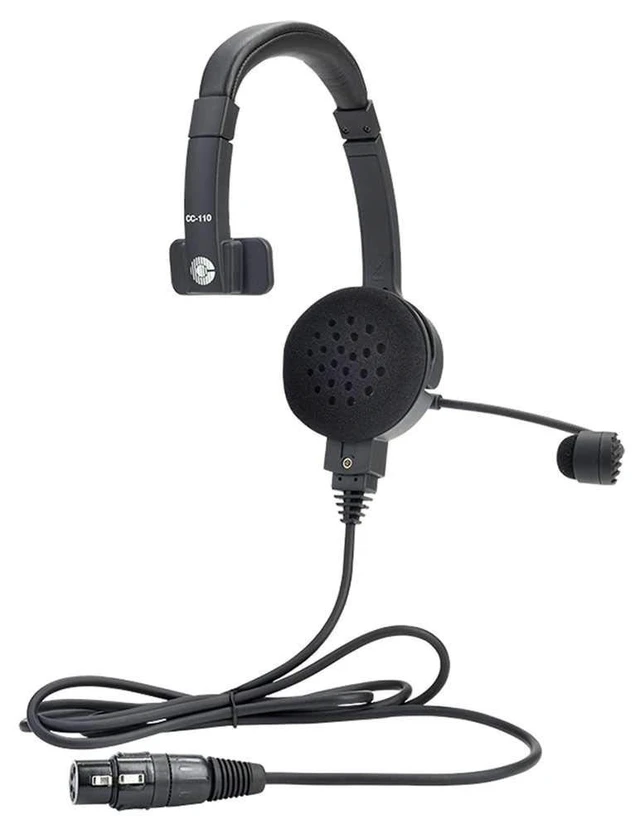 Alt view image 2 of 2 - Clear-Com CC-110-X4 ^^ Single On Ear 4 Pin Female XLR Cardioid Headset
