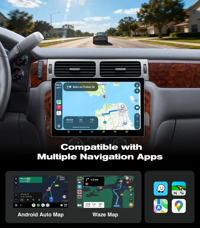 Alt view image 3 of 5 - 11.5" 4+64G Car Radio for 2007-2013 Silverado Tahoe Suburban Yukon Sierra