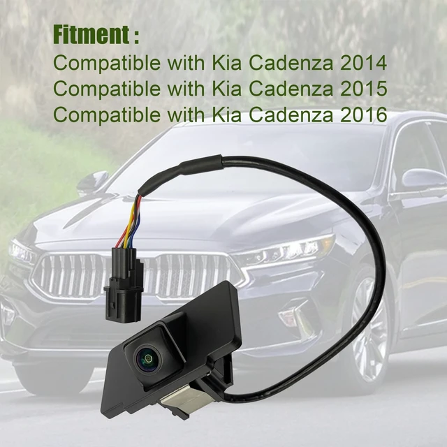 Alt view image 2 of 5 - BABERGOU Rear View Backup Camera Compatible with Kia Cadenza 2014 2015 2016 Replace 95760E8000 95760-3R500 957603R500 95760-E8000