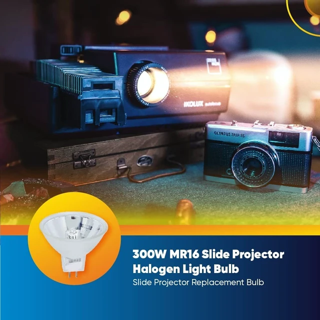 Alt view image 3 of 4 - Technical Precision 300W 120V 760h MR16 GY5.3 2-Flat 3350K Bulb 1-Pack