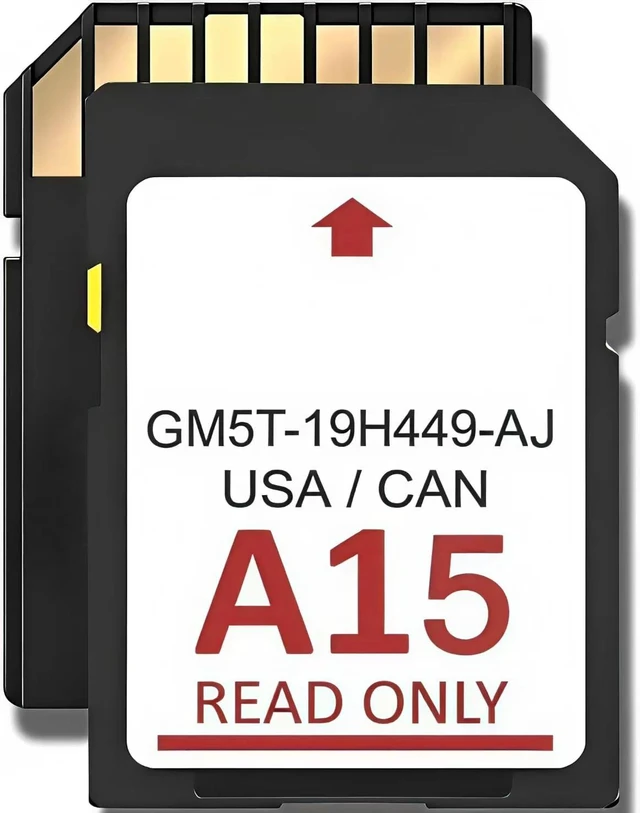 Main image of 2025 2026 Latest A15 Navigation SD Card for Ford/Lincoln, Compatible with F-150 Explorer Expedition Fusion Edge Escape MKC MKZ MKX Sync 2, Navigation SD Card Maps Update USA/Canada, GM5T-19H449-AJ