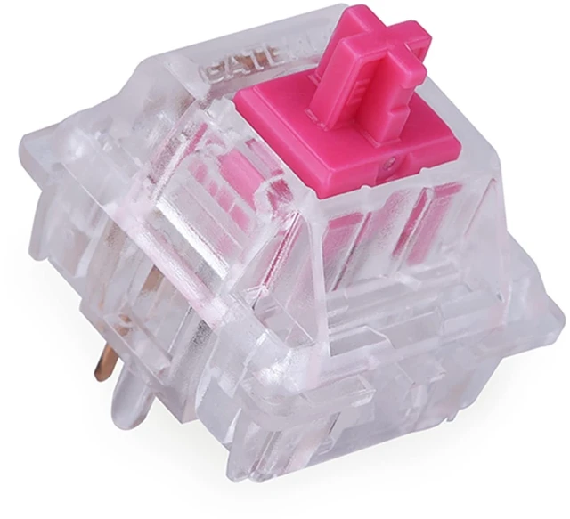 Main image of GATERON Aliaz Silent Pink Tactile Keyboard Switches(35PCS)