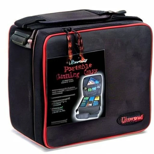 Alt view image 2 of 2 - Ultra Pro Gaming Case with Red Trim