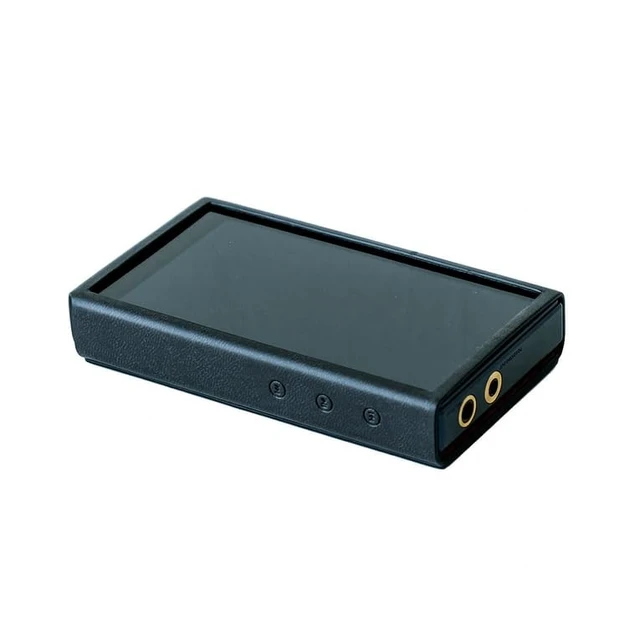 Alt view image 3 of 5 - MITER Handcrafted PU Leather Case for FiiO M21 Premium Italy PU Leather, Steel Frame Protection, Made in Korea (Light Black)