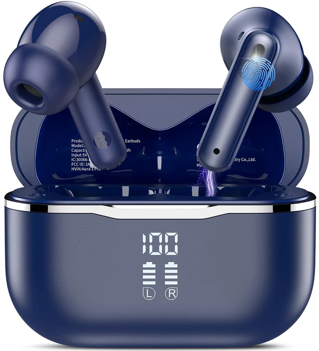Main image of Active Noise Cancelling Ear Buds Wireless Earbuds HiFi Sound 60H Playtime