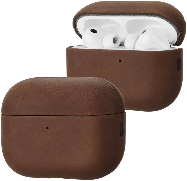 Main image of Anlinser Genuine Leather AirPods Pro 3 Case Compatible with MagSafe