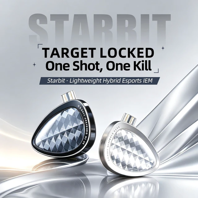 Alt view image 3 of 5 - KZ Starbit IEM for FPS Gaming Earbuds with Mic, 1DD+1BA in-Ear Monitor