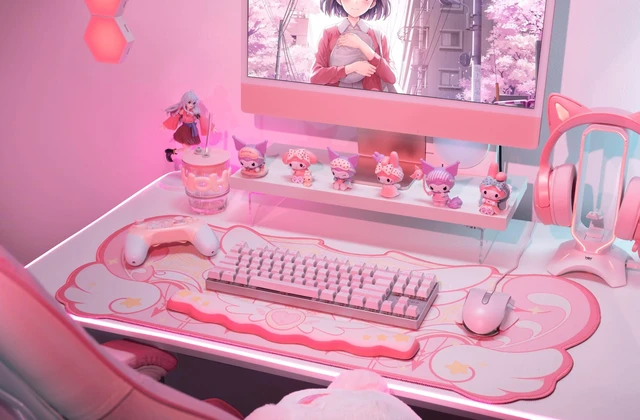 Alt view image 4 of 5 - Cherry MX 8.2 TKL Wireless XAGA, Tenkeyless Mechanical Gaming Keyboard, Bluetooth, 2.4 GHz & Wired Mode, Double-Shot PBT Keycaps, MX2A RED Switches, Pink