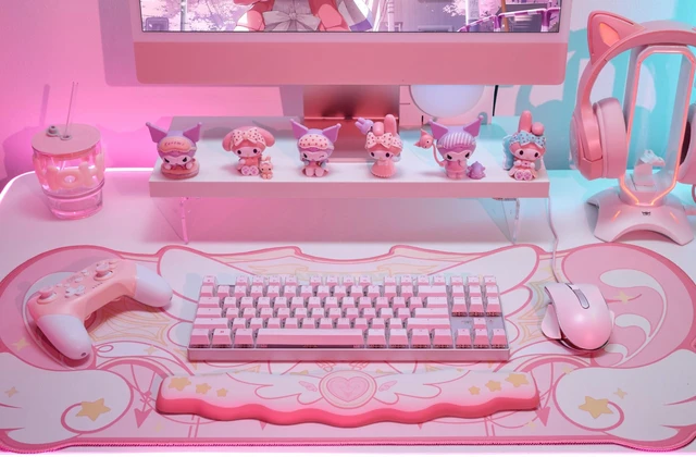 Alt view image 3 of 5 - Cherry MX 8.2 TKL Wireless XAGA, Tenkeyless Mechanical Gaming Keyboard, Bluetooth, 2.4 GHz & Wired Mode, Double-Shot PBT Keycaps, MX2A RED Switches, Pink
