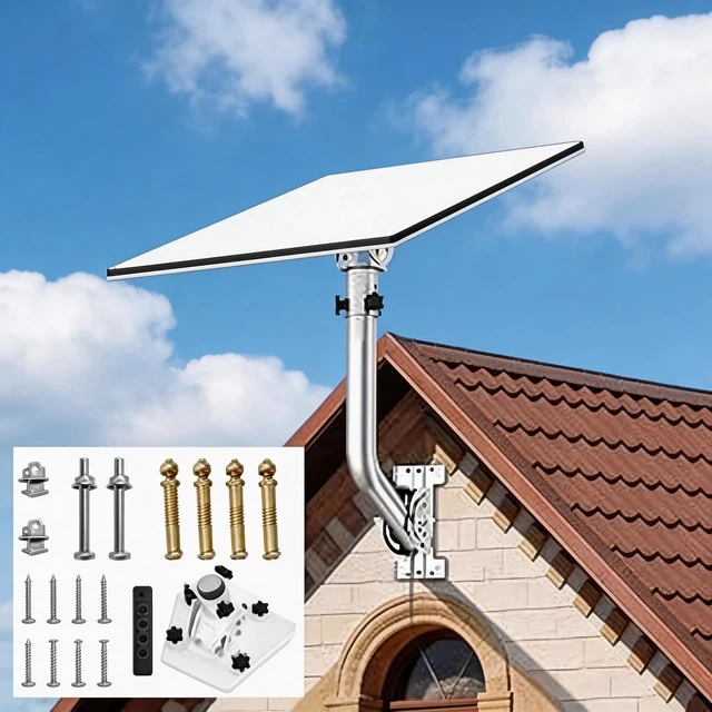 Main image of bluedery Starlink Mount for Standard 4,4X,Gen 3 Dish, 13" Wall Mounting Kit