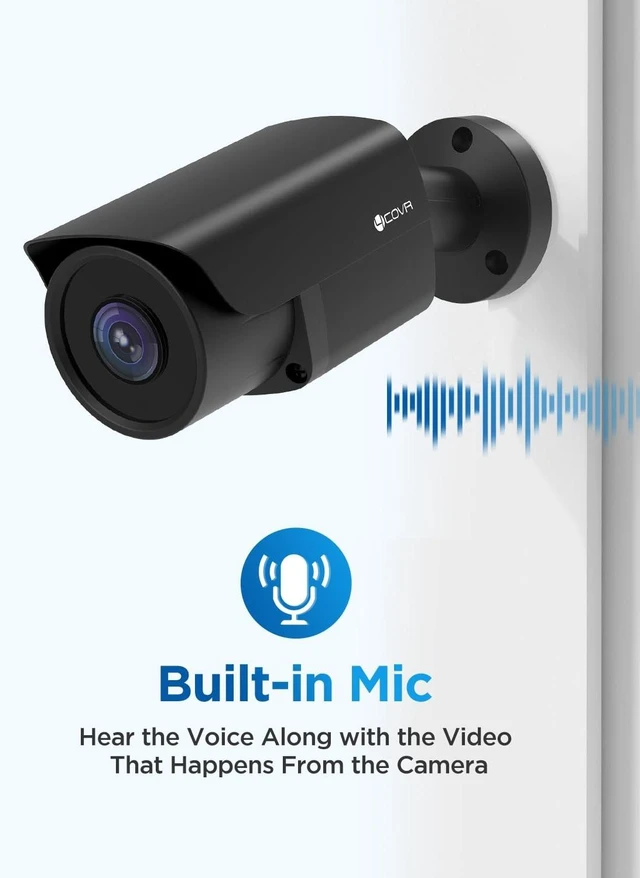 Alt view image 4 of 5 - 4COVR 5-Megapixel UHD PoE Security IP Bullet Camera Outdoor, LY37EB5MA