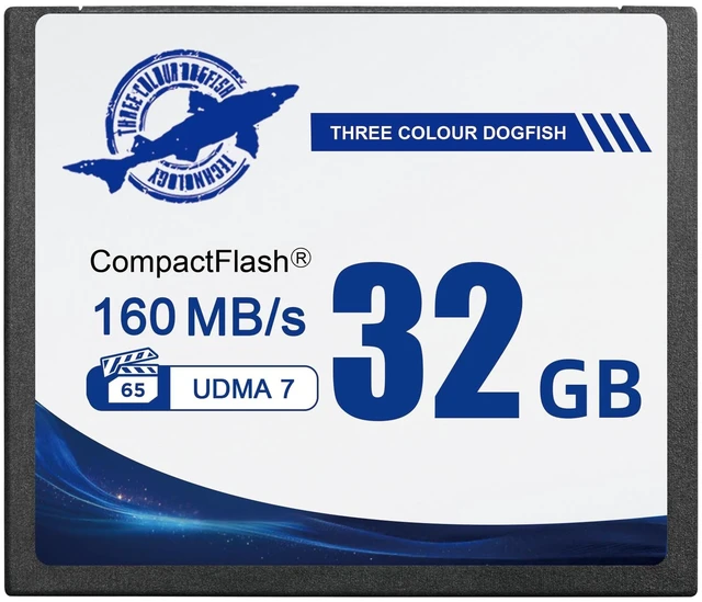 Main image of Dogfish Compact Flash Memory Card 32GB, UDMA 7 Speed Up to 160MB/s