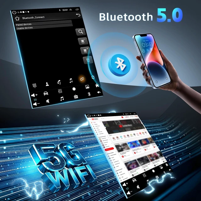 Alt view image 5 of 5 - 4+64G Android Car Radio for Hyundai Sonata 2010-2015