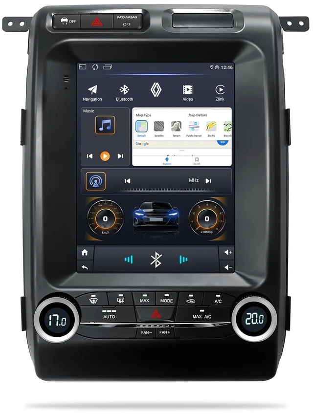 Main image of Migrandsea 9.7-Inch Android 13 Car Stereo for Ford Explorer 2013-2018, WiFi GPS Navigation, Touch Screen, Backup Camera, 4GB RAM 64GB Storage (A Style 4+64)