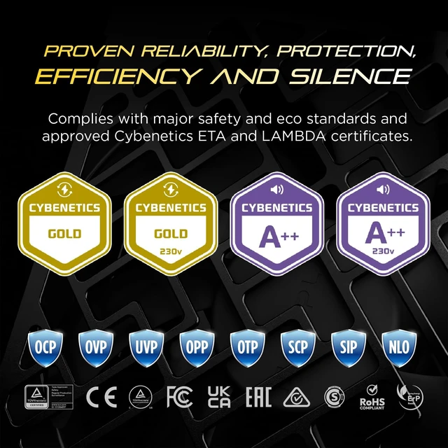 Alt view image 5 of 5 - MOAIPLAY ORA PRO G1 850W Gold PSU ATX 3.1, Fully Modular, Quiet, Black