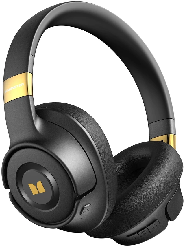 Main image of Monster Persona SE ANC Active Noise Cancelling Headphones, Wireless Bluetooth Headphones Over Ear, 60H Playtime, HiFi Stereo Audio, Deep Bass, Built-in Mic, Memory Foam Ear Cups for Home Office