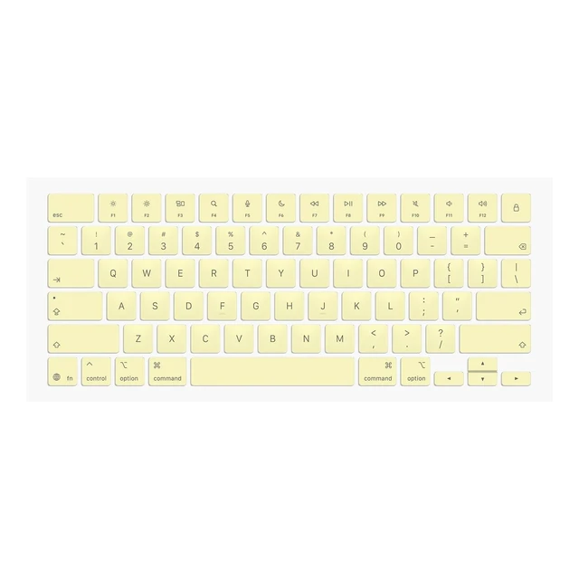 Alt view image 3 of 5 - iPartsleader Replacement Keycaps Keys US English for MacBook Neo A3404 (13-inch,A18 Pro,2026) U.S. Keyboard Key Caps 78PCS Full Set Kit EMC 8984 Authentic (Citrus/Yellow)