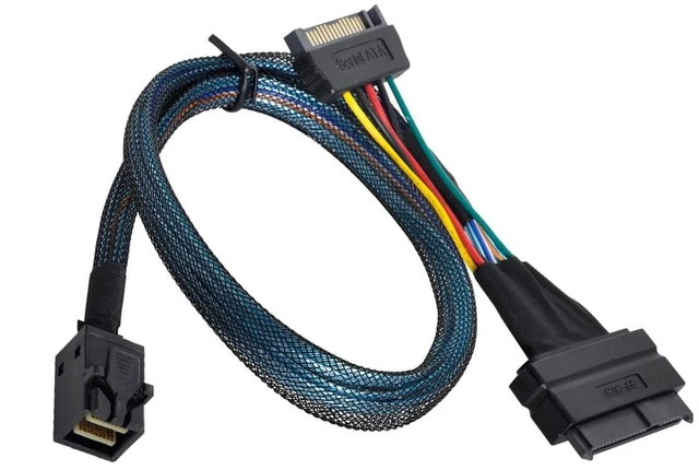 Main image of CY SFF-8639 U.2 SSD to Host SFF-8643 4i NVME PCIe Cable for Mainboard SSD 750 P3600 P3700 M.2
