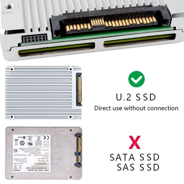 Alt view image 3 of 5 - CY SFF-8639 U.2 SSD to Host SFF-8643 4i NVME PCIe Cable for Mainboard SSD 750 P3600 P3700 M.2
