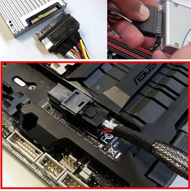 Alt view image 2 of 5 - CY SFF-8639 U.2 SSD to Host SFF-8643 4i NVME PCIe Cable for Mainboard SSD 750 P3600 P3700 M.2