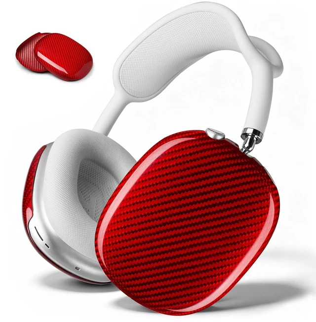 Main image of Case Cover Compatible with AirPods Max Glossy Red