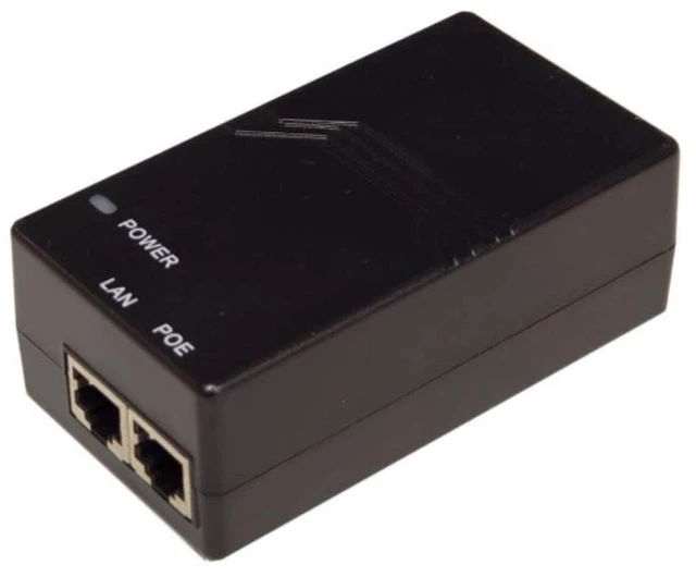 Alt view image 2 of 4 - Tycon Power Systems 48V 0.5A 24W 10/100/1000MB Passive PoE Power Inserter w/US Power Cord