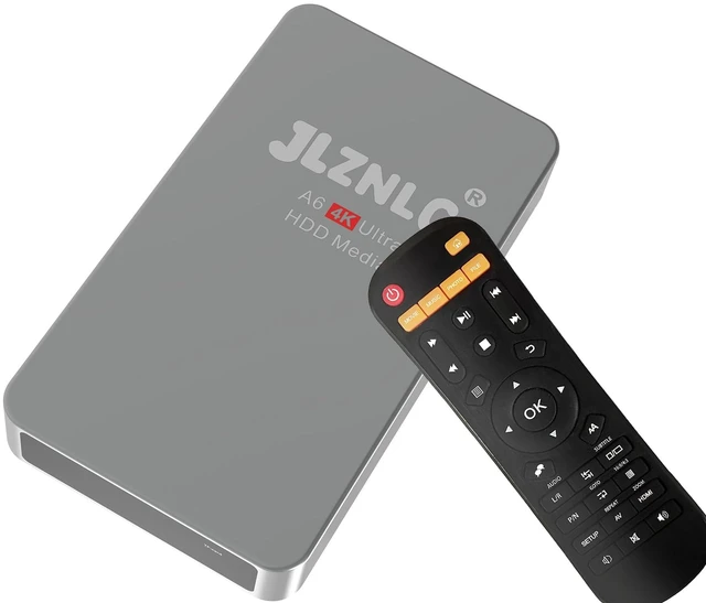 Main image of 4K Ultra HD Media Player & HDD Enclosure 2-in-1 Digital Signage^^Play H.265/HEVC H.264/AVC MP4 MKV Videos, MP3 Music, JPG Photos Auto Playback & Resume Supports HDDs/USB/MicroSD 4K HDMI & Analog AV
