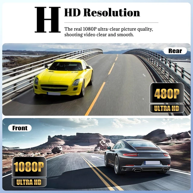 Alt view image 4 of 5 - 360 Degree View Dash Cam for Cars,4 Channel Dash Cam Car Camera