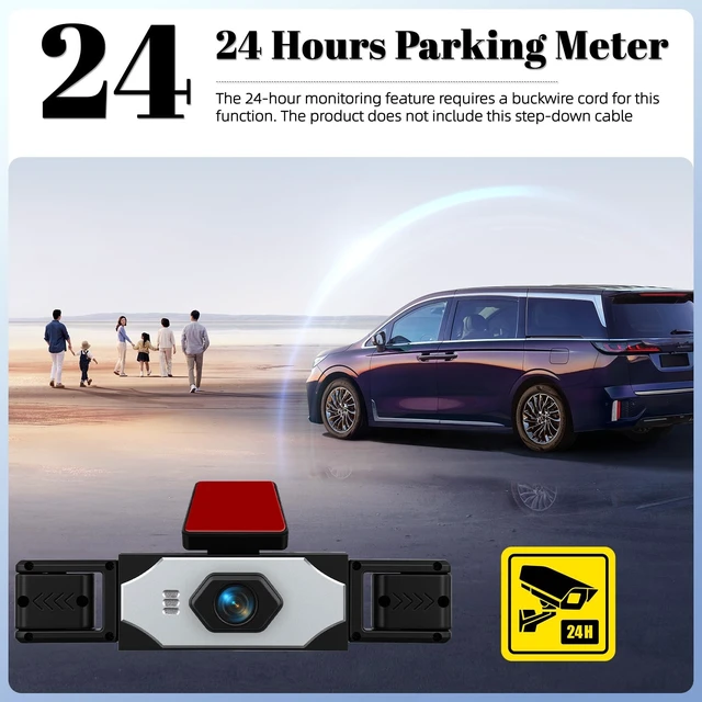 Alt view image 5 of 5 - 360 Degree View Dash Cam for Cars,4 Channel Dash Cam Car Camera