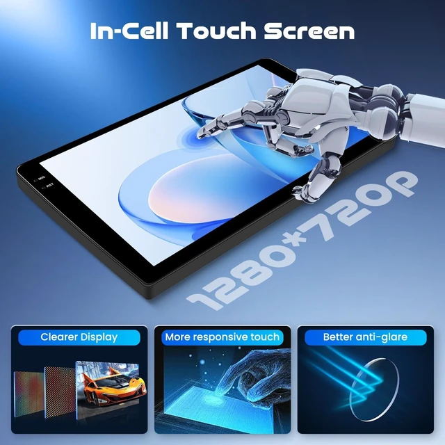 Alt view image 3 of 5 - 4GB+64GB Android 15 Car Stereo for Toyota Sequoia 2005 2006 2007, 9-Inch 1280x720 in-Cell Touchscreen with Wireless CarPlay Android Auto, FM/RDS Bluetooth WiFi, Retains Factory Controls
