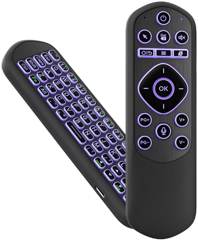 Main image of iPazzPort Air Mouse Remote Keyboard, 2.4G & Bluetooth, IR Learning