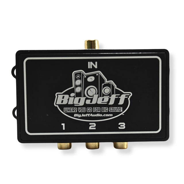 Alt view image 5 of 5 - Big Jeff Audio 1-to-3 Pair Cockbox RCA Splitter Distribution Block