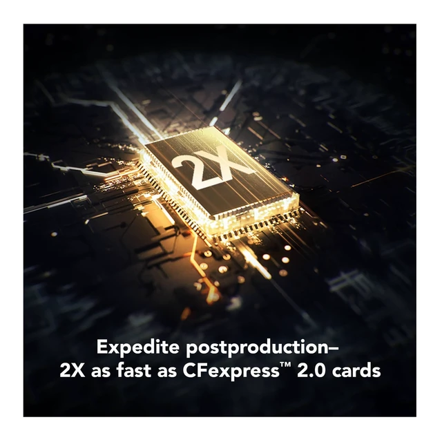 Alt view image 4 of 5 - Lexar 128GB Professional Gold CFexpress 4.0 Type B Memory Card