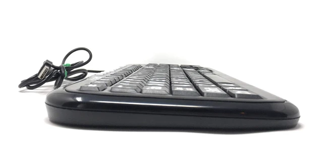 Alt view image 3 of 4 - Ergoguys Ezsee Low Vision Keyboard Large White Print Black Keys