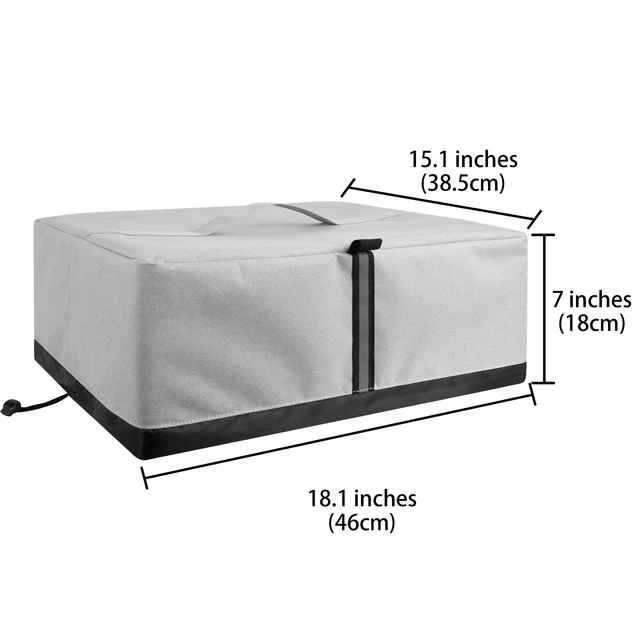 Alt view image 2 of 5 - Kingshion Printer Dust Cover Compatible with Canon Pixma MG3620/TR8620a/TR4720 Wireless All-in-One Printer/Canon Pixma TS3320/TS3520/TS6420/TR4520/TR4720/TR750/TR8620/TR8520 Printers - Light Gr