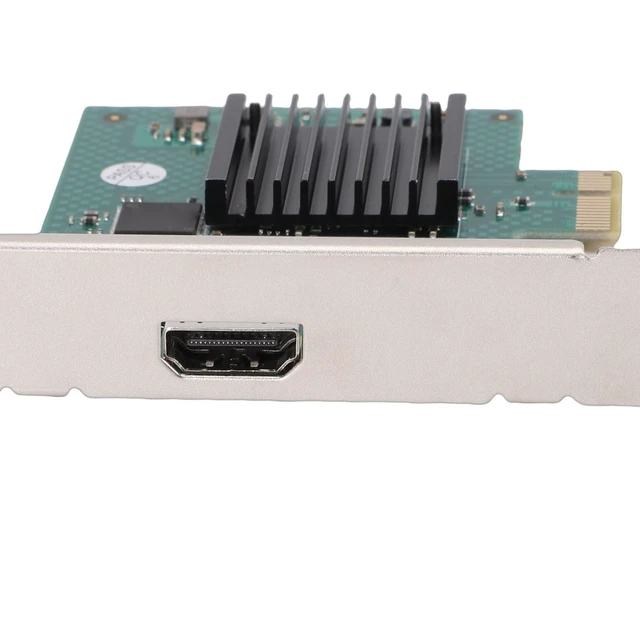 Alt view image 4 of 5 - PUSOKEI PCIe x1 Graphics Card, 2D GPU with HDMI Single Port, High Resolution 1920x1440, Wide Temperature -40C to +85C, for Industrial Automation POS Medical