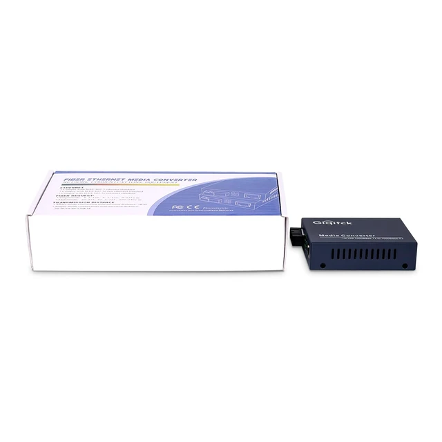 Alt view image 3 of 3 - A Pair 1.25G Multimode Dual SC Fiber Gigabit Media Converter