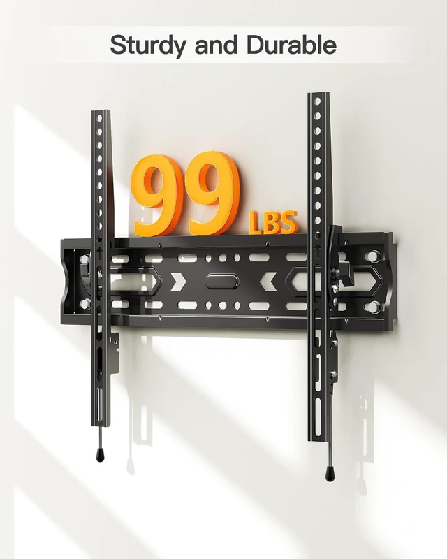 Alt view image 3 of 5 - ELIVED Tilting TV Wall Mount for 26-60" TVs, Max VESA 400x400, 99 Lbs Load
