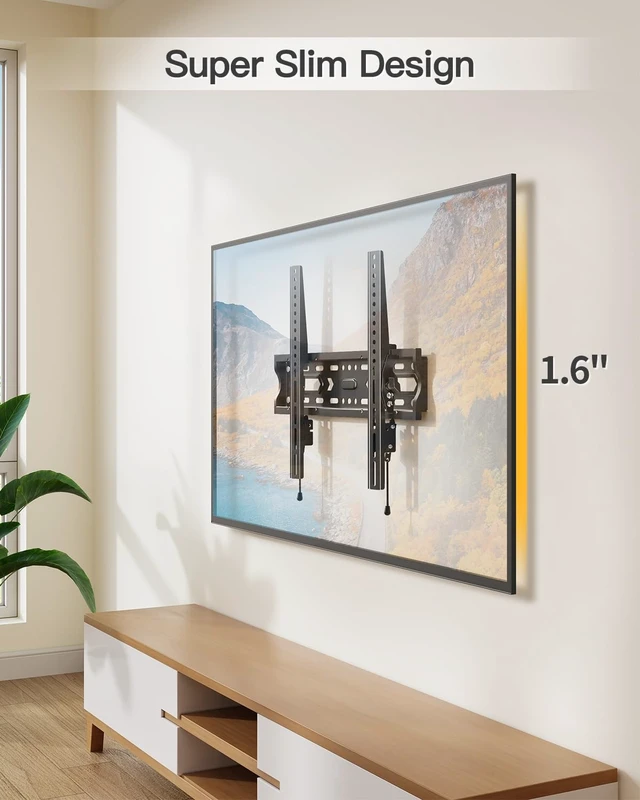 Alt view image 4 of 5 - ELIVED Tilting TV Wall Mount for 26-60" TVs, Max VESA 400x400, 99 Lbs Load