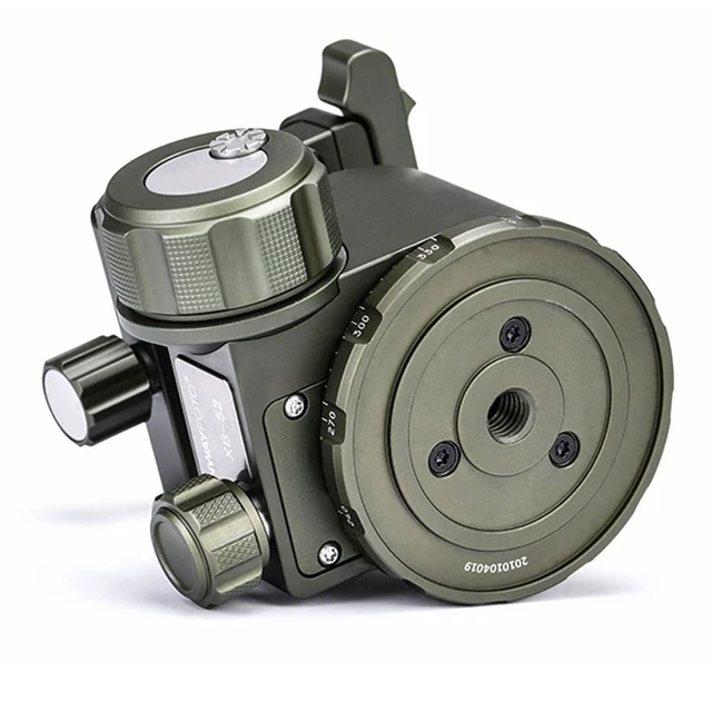 Alt view image 3 of 5 - Sunwayfoto XB-52DLG 44mm Low Profile High Locking Strength Tripod Ball Head w Arca Compatible Duo Lever QR Clamp