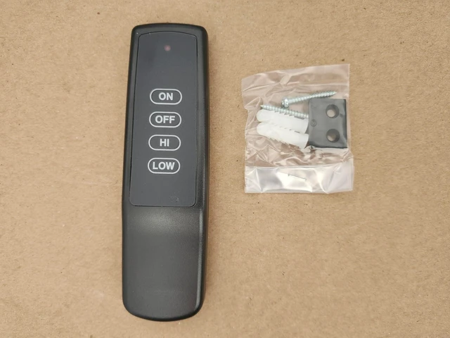 Main image of All Pro Fireplace Empire R10815 OEM Replacement Remote Control RCAF-3TX, Black