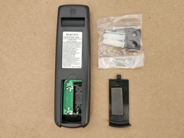 Alt view image 2 of 2 - All Pro Fireplace Empire R10815 OEM Replacement Remote Control RCAF-3TX, Black