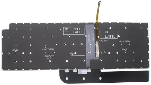 Alt view image 2 of 2 - New Replacement Keyboard for Dell Inspiron 16 5640 5645 16 Plus DB16250 DB16255 P131F P131F001 P131F002 Backlit US