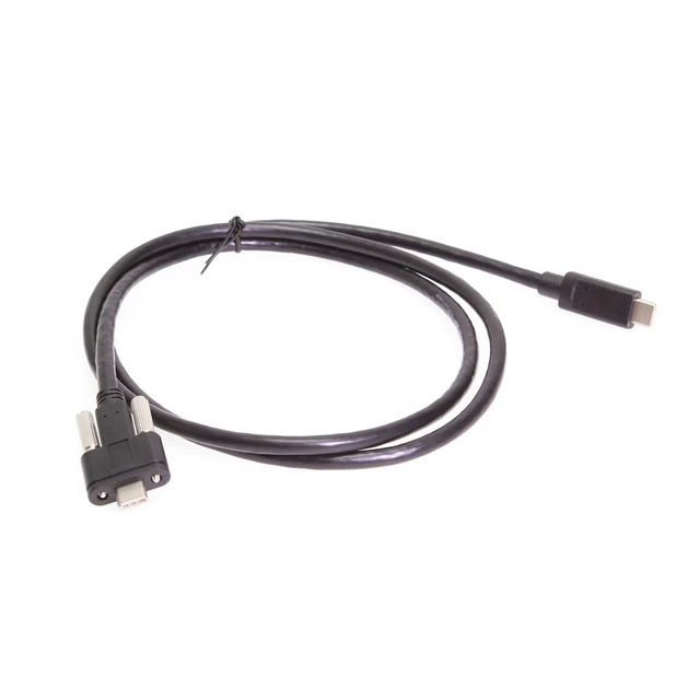 Alt view image 2 of 5 - Coolgear Screw Lock USB Cable, 10Gbps USB Type-C Dual Screw Lock to USB-C - Locking Connector for Stable Connections - 3.2 Gen 2 Data, 5A Power, 1 Meter