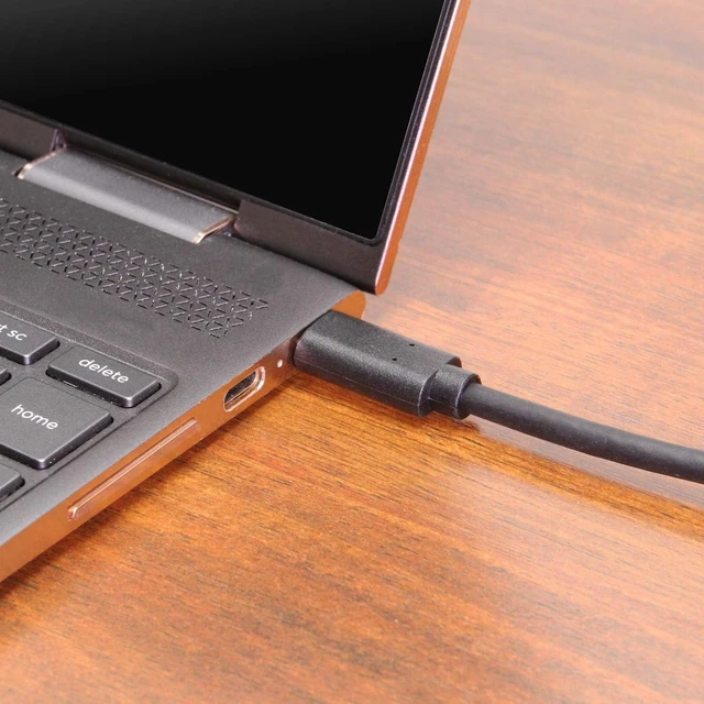 Alt view image 5 of 5 - Coolgear Screw Lock USB Cable, 10Gbps USB Type-C Dual Screw Lock to USB-C - Locking Connector for Stable Connections - 3.2 Gen 2 Data, 5A Power, 1 Meter
