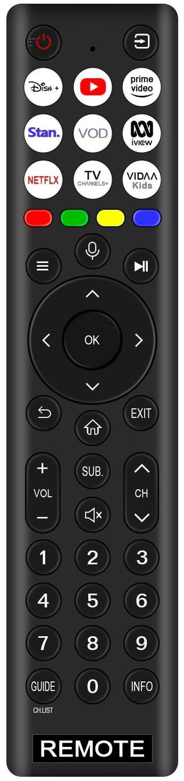 Main image of New ERF2R38 Replacement Voice Remote Control Compatible with Hisense TV