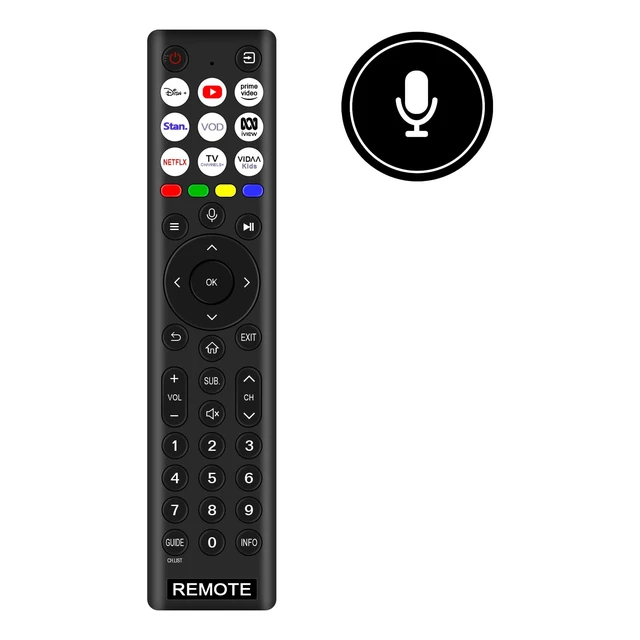 Alt view image 3 of 5 - New ERF2R38 Replacement Voice Remote Control Compatible with Hisense TV