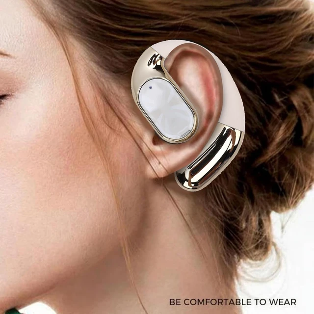 Alt view image 5 of 5 - LICAEVEY Bluetooth Earbuds, Dual Fold BT6.0 Headphone, Waterproofing Sweatproof Noise Canceling Open Design Comfortable Earphone, 60 Hours Playtime for Working Studying Travel (White)
