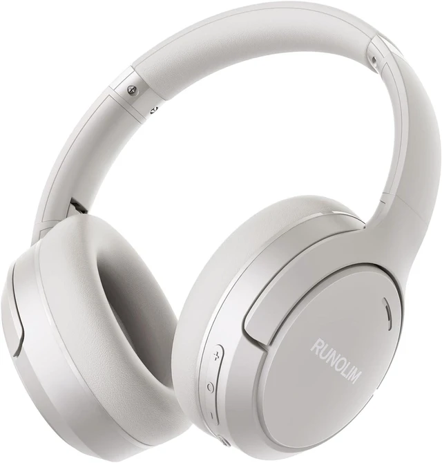 Main image of RUNOLIM Active Noise Cancelling Headphones, Wireless Bluetooth Over Ear